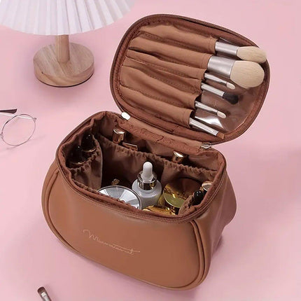 Large Capacity Portable Waterproof Makeup Organizer Bag Cosmetic Storage Box