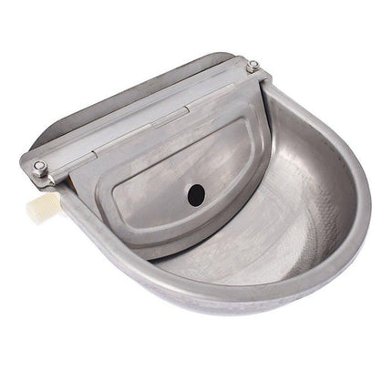 Automatic Stainless Steel Water Bowl 4L Auto Fill Drinking Trough for Animals