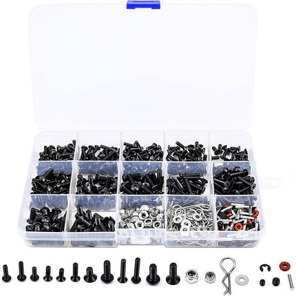 500PCS/Set RC Screws Box Repair Tool Kit for 1/10 HSP RC Car DIY Accessories - Aimall