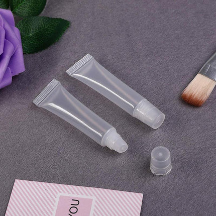 20PCS 8ml Empty Lipstick Lip Balm Tube Clear Lip Gloss Container Squeeze Bottles - Aimall