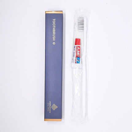 Star Hotel Toiletries Toothbrush and Toothpaste Set for Guesthouse Travel Use