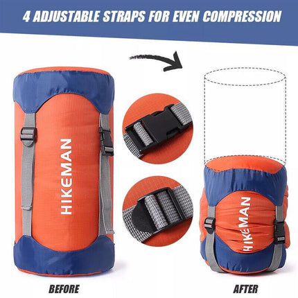 L Size Waterproof Compression Stuff Sack Camping Storage Bag Sleeping Bag Cover - Aimall