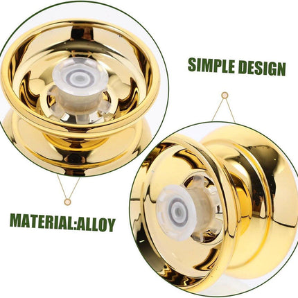 Alloy Metal Professional YoYo Bundle Bearing Ball Kids Toy Boys Magic Gift