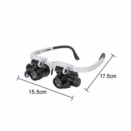 Three Types High Magnification Headgear Magnifier Magnifying Loupe Glasses Tool
