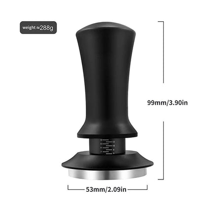 Adjustable Coffee Tamper with Scale Constant Pressure Espresso Powder Press Tool
