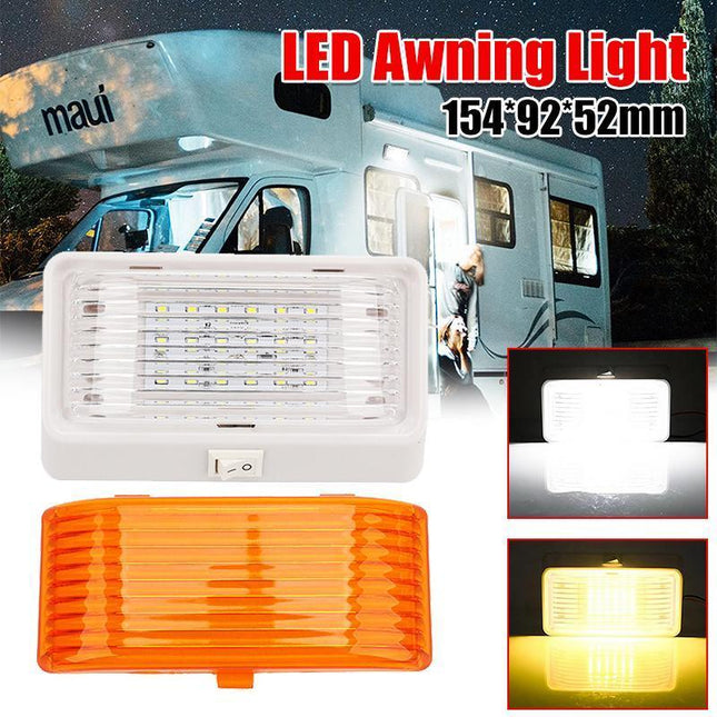 1x LED Awning Light W/ Switch for Caravan Annexe, Jayco Camper Trailer Exterior - Aimall
