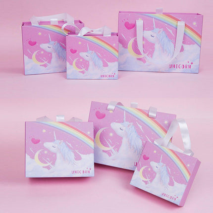 5/10PCSUnicorn Gift Box Empty Packaging for Lipstick Makeup Cosmetic Drawer Case