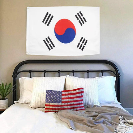 Large South Korea Flag Heavy Duty Outdoor Korean 90 X 150 CM - 3ft x 5ft - Aimall