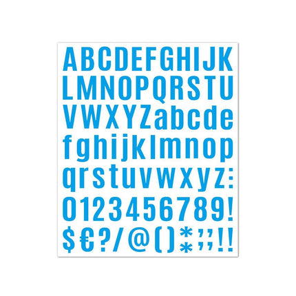 10pcs Letter Stickers Colorful DIY Scrapbooking Water Bottle Greeting Cards