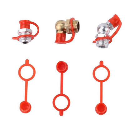 80pcs Boxed Iron Oil Nozzle Caps Dust Proof Grease Fitting Caps for Protection