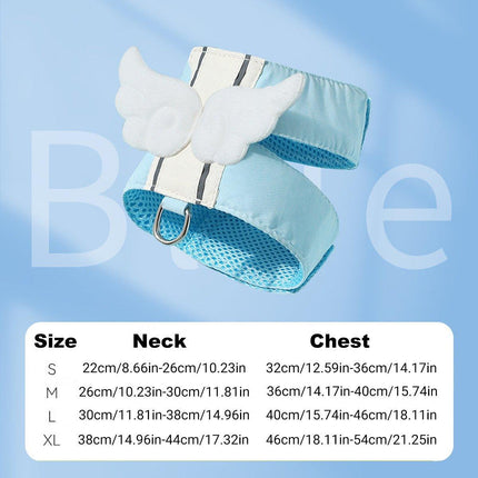 Pet Angel Wings Dog Vest Leash Cat Harness Anti-Break Walking Dog Leash Set