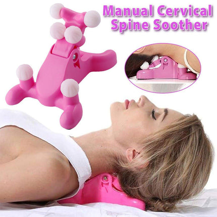 Handheld Cervical Neck Massager for Pain Relief Relaxation Muscle Care Therapy