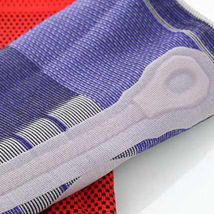 Knee Support Pads Brace Protector Full Gel Sports Joint Medial Gym Patella Strap Red - Aimall