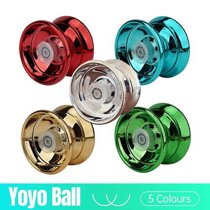 Alloy Metal Professional YoYo Bundle Bearing Ball Kids Toy Boys Magic Gift