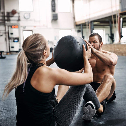 Non-Elastic Soft Squat Wall Ball for Solid Gravity and Balance Training Workouts