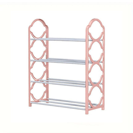 Four Layer Shoe Rack Storage Organizer Multi Tier Shoe Shelf for Entryway Closet