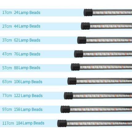 Aquarium Fish Tank Light LED Waterproof Full Spectrum Aqua Lamp RGB