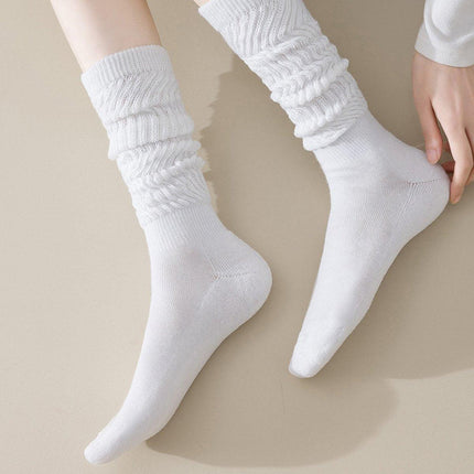 3Pairs Warm Calf Socks Stack Stockings Winter Fall Over Knee High Thick Socks Set
