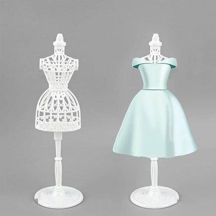 10PCS Doll Model Display Stand Hollow Out Handmade DIY Wedding Dress Design