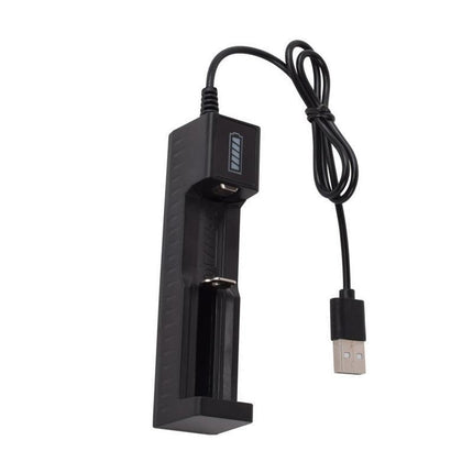 Compact 1-Slot USB Charger for Li-ion Rechargeable Batteries - Portable Power - Aimall