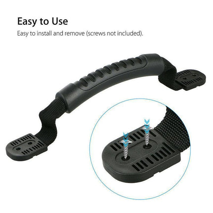 2/4PCS Kayak Canoe Boat Side Mount Carry Handle Webbing Hand Fitting Handlebars - Aimall
