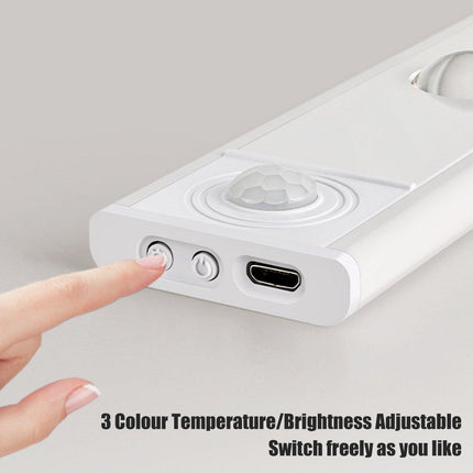 Ultra-Thin Intelligent LED Motion-Sensing Light Bar Rechargeable Strip Lamp