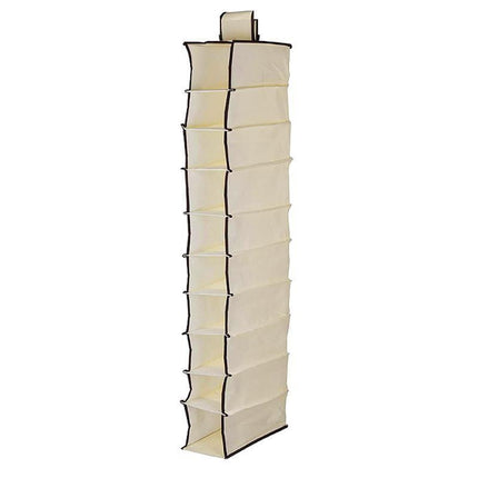 10 Tier Clothes Organiser Wardrobe Hanging Storage Closet Shoes Hanger Bag AU - Aimall