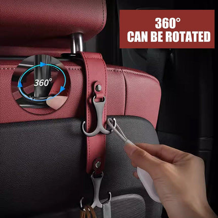1PCS Multifunctional Car Seat Back Hook 3 in 1 Car Purse Holder Vehicle Hanger - Aimall