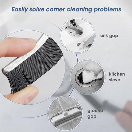 Hard Bristle Recess Crevice Cleaning Brush Household Tools Gap Cleaning Brush