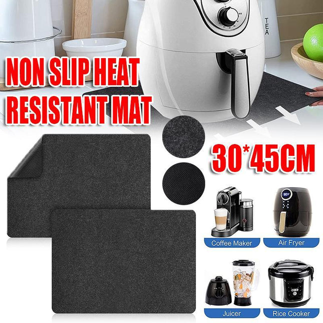 Non Slip Heat Resistant Mat For Air Fryer Kitchen Pads Heat Proof Mat 30 x 45 cm - Aimall