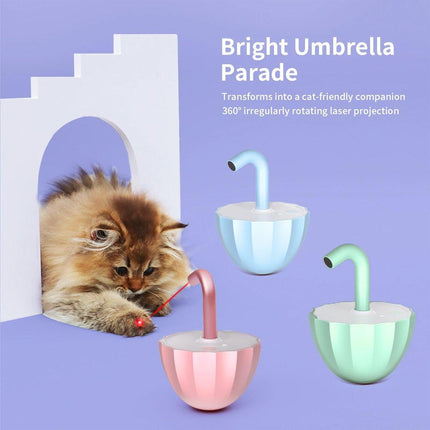 Automatic Self-Amusement Cat Toy Interactive Pet Teaser Toy for Cat Fun Playtime