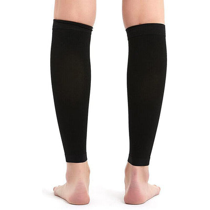 Compression Socks Leg Calf Foot Support Sleeve Relieve Varicose Veins Stockings Black - Aimall