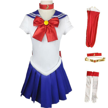 Anime Sailor Moon Tsukino Usagi Cosplay Costume Uniform Dress Halloween Outfits AU - Aimall