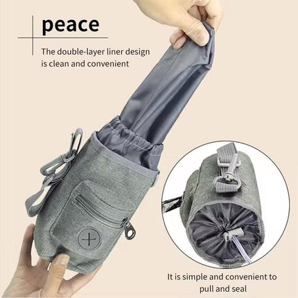 Pet Training Bag Dog Out Portable Snack Bag Dog Walking Bag Garbage Pickup Bag