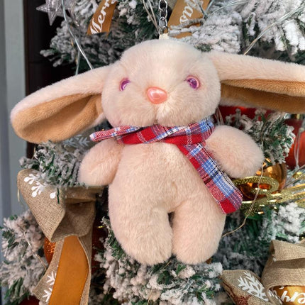 Cartoon Rabbit Doll Plush Toy Key Chain Accessories Bag Pendant Gift Keychain - Aimall