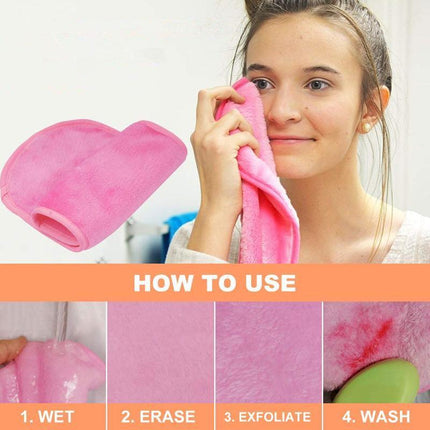 Soft Micro Fibre Makeup Eraser Make Up Remover Towel Cleaning Cloth 40*20CM - Aimall