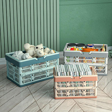 Foldable Portable Picnic Basket Lightweight Storage Basket for Outdoor Use