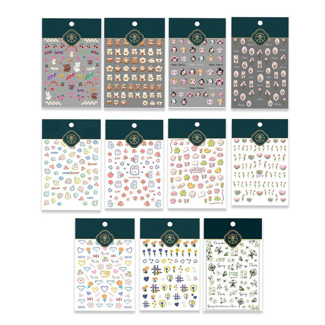 DIY Nail Art Gel Nail Stickers
