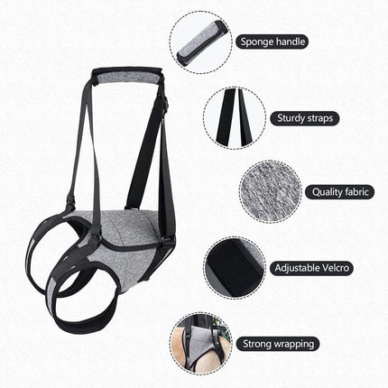 Decompression Back Leg Strap for Injured and Older Dogs Support Harness Aid