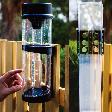 Outdoor Rain Gauge Weather Station Rainfall Measuring Collector for Garden Yard