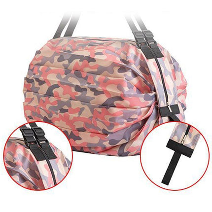 Large Foldable Reusable Shopping Bag Portable Travel Shoulder Grocery Tote Bag