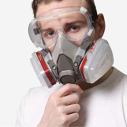 Half Face Mask Dustproof Protective Mask for Painting Pesticide Decoration Use