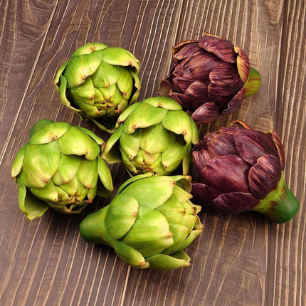 4PCS Artificial Succulent Plant French Lily Artichoke Head Household Room Decor