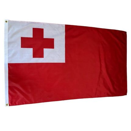 90 X 150CM Tongan Flag Large Puleʻanga Fakatuʻi ʻO Tonga Flag - Aimall