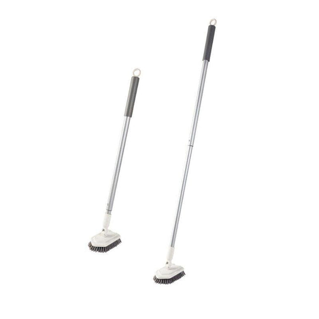 Long Handled Floor Scrubbing Brush Shower Cleaning Brush For Tubs, Tiles, Glass - Aimall