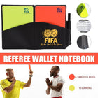 New Sport Football Soccer Referee Wallet Notebook with Red Card and Yellow Card - Aimall