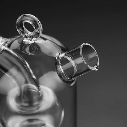 Glass Oil Vinegar Dispenser Bottle with Cork Lid Kitchen Soy Sauce Container
