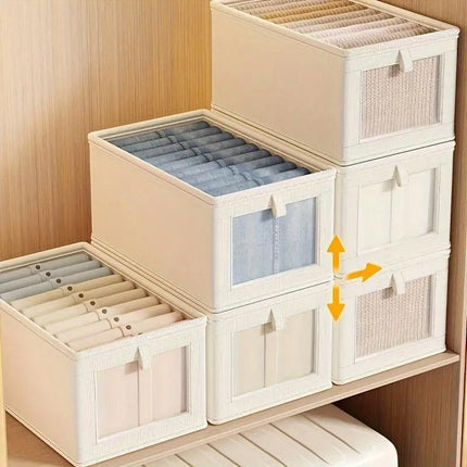 Dustproof Wardrobe Storage Box with Lid Large Clothes Organiser Container