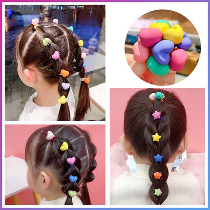 Hair Band Child Accessories Elastic Multi Colour Fashion Girls Small - Aimall