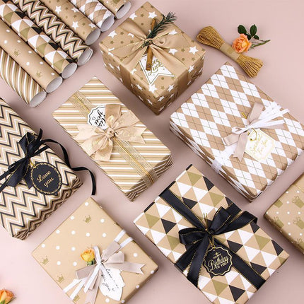Vibrant Birthday Wrapping Paper with colorful designs